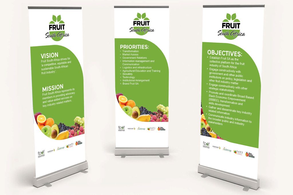 Graphic Design Services - Pull Up banner Design and Printing