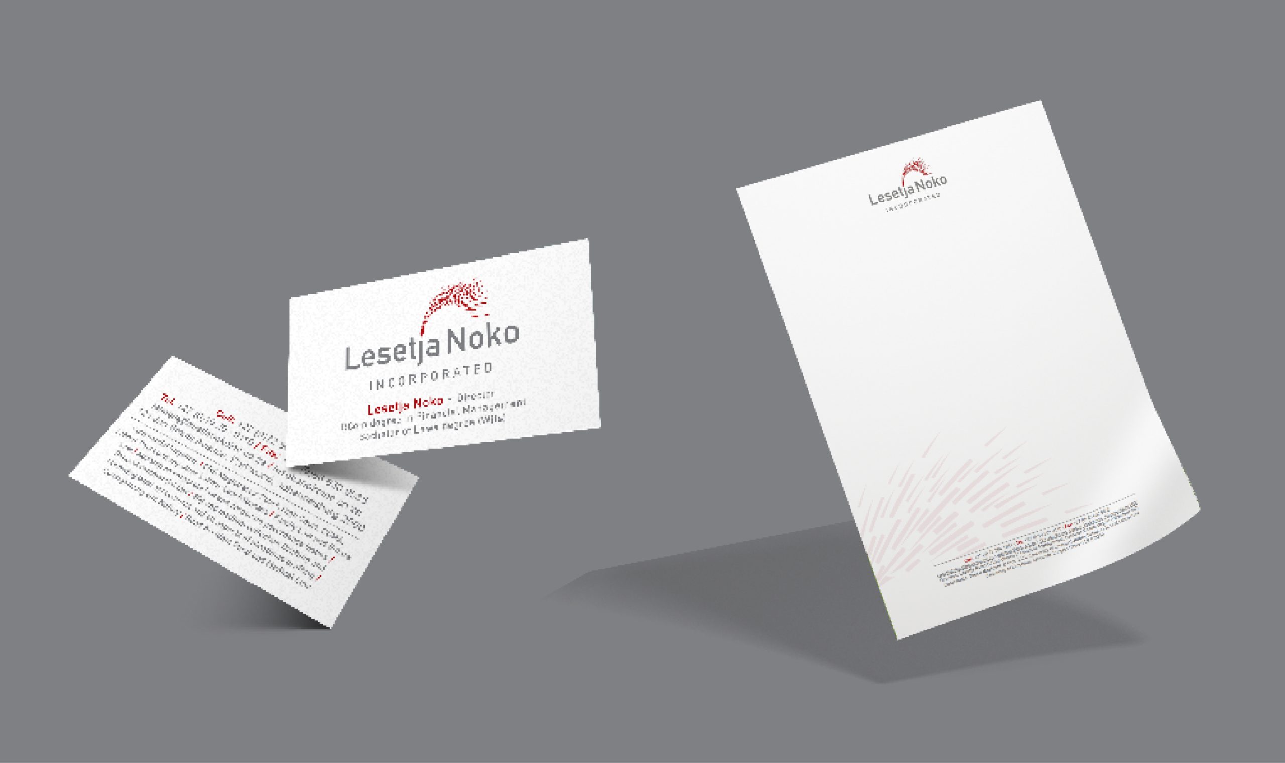 Graphic Design Services - Business cards and Letterhead Design