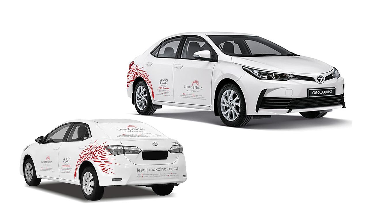 Graphic Design Services - Vehicle Branding