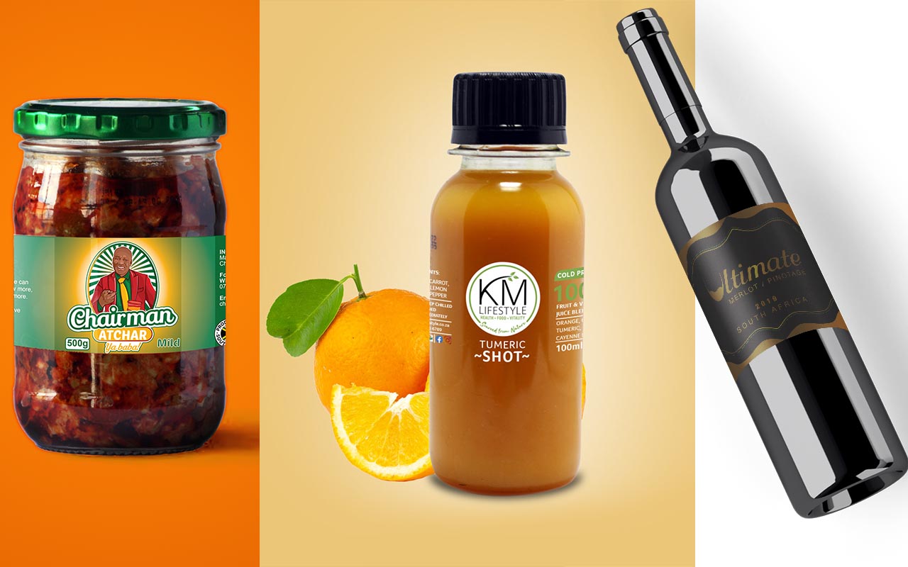 Food, Drink, and Product Packaging Design and Layout